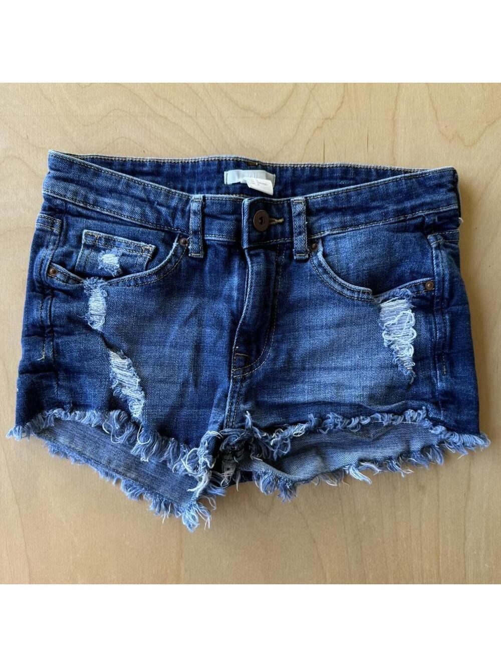 H M Girls Blue and Navy Shorts